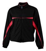 Augusta Two Color Brushed Tricot Youth Jacket