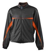 Augusta Two Color Brushed Tricot Youth Jacket