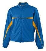 Augusta Two Color Brushed Tricot Youth Jacket