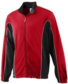 Augusta Brushed Tricot Color Block Youth Jacket