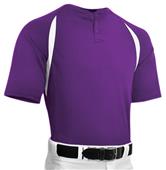 Captain 2 Adult Two Button Placket Baseball Jersey Captain 2 Adult Two Button Placket Baseball Jersey