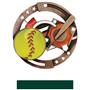 Hasty Awards Softball Color Medals M-545O