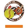 Hasty Awards Softball Color Medals M-545O