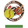 Hasty Awards Softball Color Medals M-545O