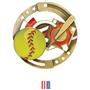 Hasty Awards Softball Color Medals M-545O