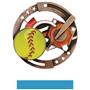 Hasty Awards Softball Color Medals M-545O