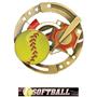 Hasty Awards Softball Color Medals M-545O