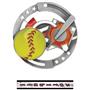 Hasty Awards Softball Color Medals M-545O