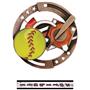 Hasty Awards Softball Color Medals M-545O