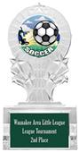 Hasty Awards 7" Soccer Shooting Star Ice Trophy