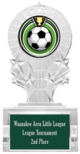 ECLIPSE SOCCER MYLAR/DARK GREEN PLATE