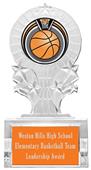 Hasty Award 7" Basketball Shooting Star Ice Trophy Hasty Award 7" Basketball Shooting Star Ice Trophy