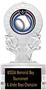 Hasty Awards 7" Baseball Shooting Star Ice Trophy