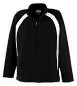 Augusta Double Knit Color Block Girls Jacket