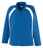 Augusta Double Knit Color Block Girls Jacket