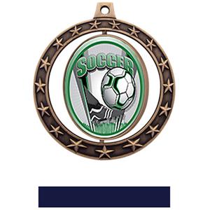 BRONZE MEDAL/NAVY RIBBON