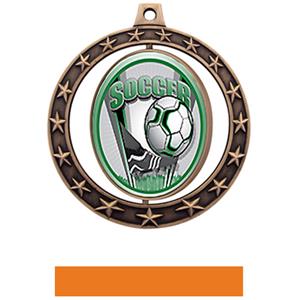BRONZE MEDAL/ORANGE RIBBON