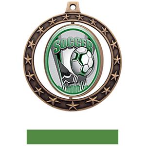 BRONZE MEDAL/GREEN RIBBON