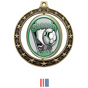 GOLD MEDAL/FLAG RIBBON