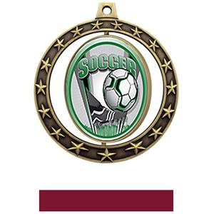 GOLD MEDAL/MAROON RIBBON