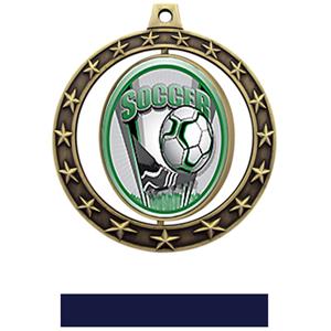 GOLD MEDAL/NAVY RIBBON