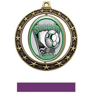 GOLD MEDAL/PURPLE RIBBON