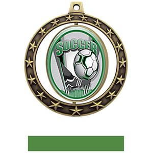 GOLD MEDAL/GREEN RIBBON