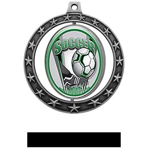 SILVER MEDAL/BLACK RIBBON