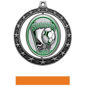 SILVER MEDAL/ORANGE RIBBON