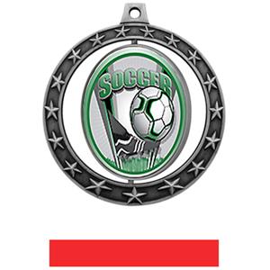 SILVER MEDAL/RED RIBBON