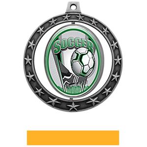 SILVER MEDAL/YELLOW RIBBON