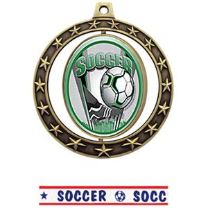 GOLD MEDAL/AMERICANA SOCCER RIBBON