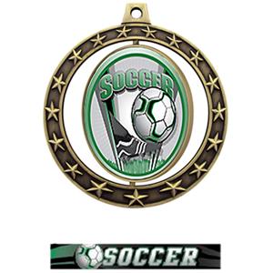 GOLD MEDAL/ULTIMATE SOCCER RIBBON