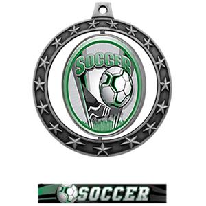 SILVER MEDAL/ULTIMATE SOCCER RIBBON