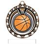 Hasty Award Basketball Eclipse Insert Medal M-4401