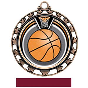 BRONZE/MAROON RIBBON