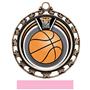 Hasty Award Basketball Eclipse Insert Medal M-4401