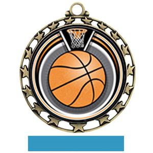 GOLD/LT. BLUE RIBBON