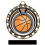 Hasty Award Basketball Eclipse Insert Medal M-4401