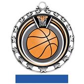 Hasty Award Basketball Eclipse Insert Medal M-4401 Hasty Award Basketball Eclipse Insert Medal M-4401