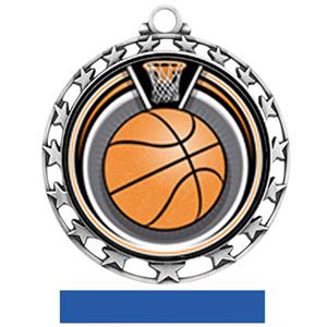 SILVER/BLUE RIBBON