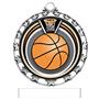 Hasty Award Basketball Eclipse Insert Medal M-4401