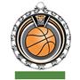 Hasty Award Basketball Eclipse Insert Medal M-4401