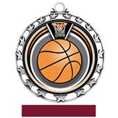 Hasty Award Basketball Eclipse Insert Medal M-4401 Hasty Award Basketball Eclipse Insert Medal M-4401