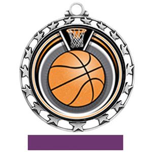 SILVER/PURPLE RIBBON