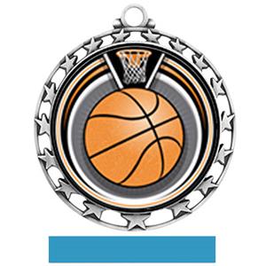 SILVER/LT. BLUE RIBBON