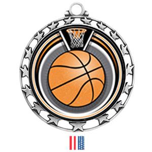SILVER/FLAG RIBBON