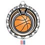 Hasty Award Basketball Eclipse Insert Medal M-4401