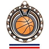 Hasty Award Basketball Eclipse Insert Medal M-4401