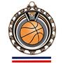 Hasty Award Basketball Eclipse Insert Medal M-4401